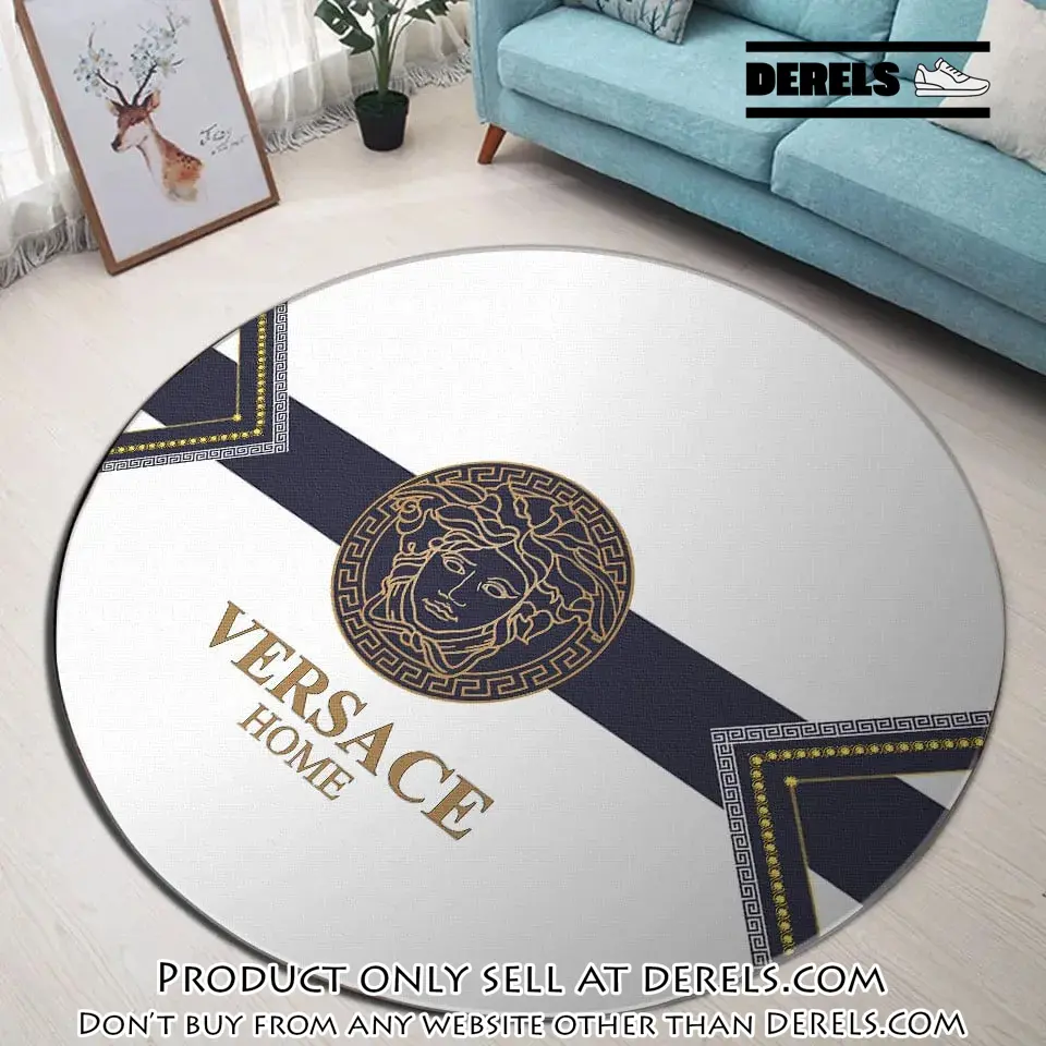 Versace medusa luxury brand fashion round rug carpet home decor special gift dr2044684